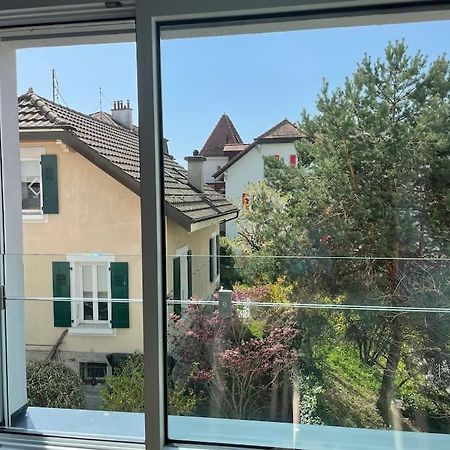 Proche Lausanne: Studio Bien Equipe Lägenhet Prilly Exteriör bild